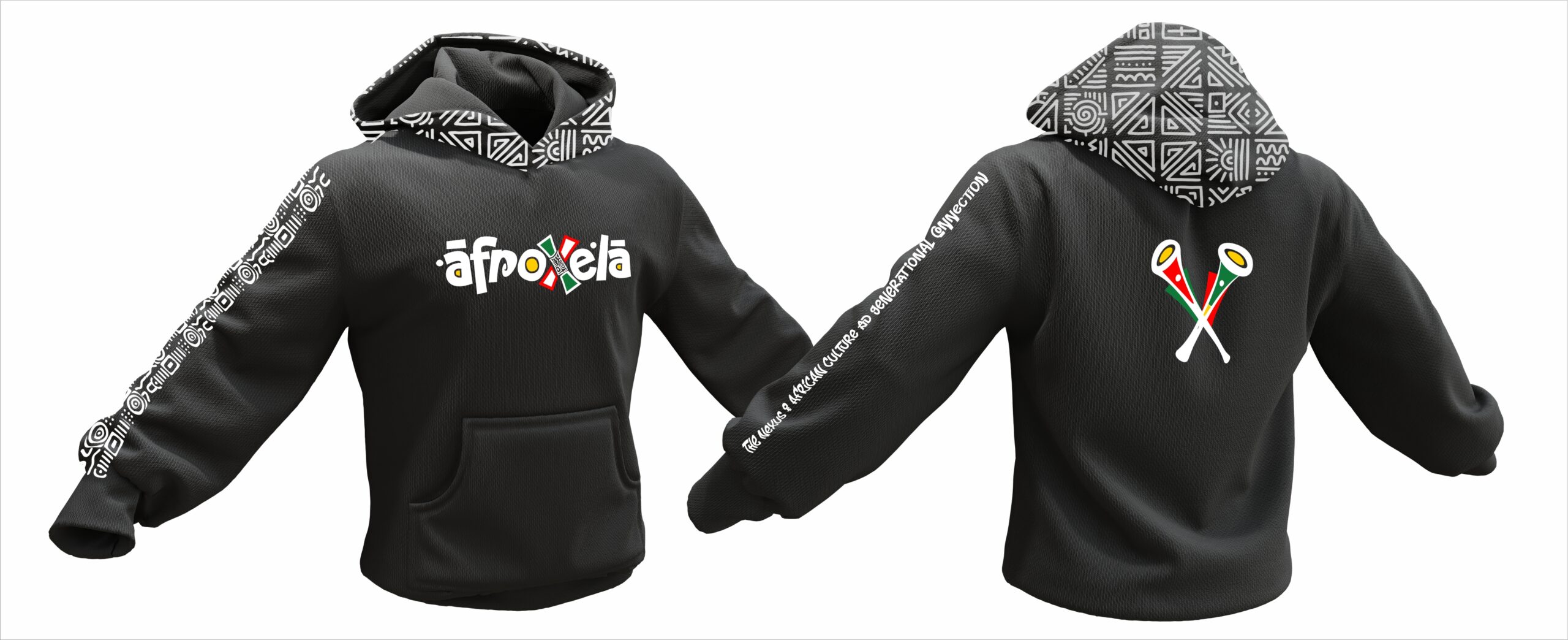 Black Long Sleeve Hoodie